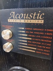 Acoustic Studio Monitor Series 3311 3-Way Floor Speakers – Work Great