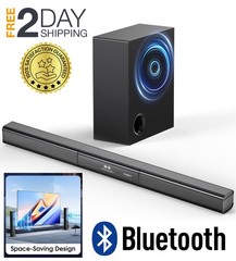 Barra De Sonido Con Subwoofer 240W 35 Pulgadas Desmontable Bluetooth En Oferta