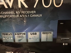 Harman Kardon AVR 700 A/V Receiver 5x 75w 5.1 Channel HDMI 3D New Sealed Box