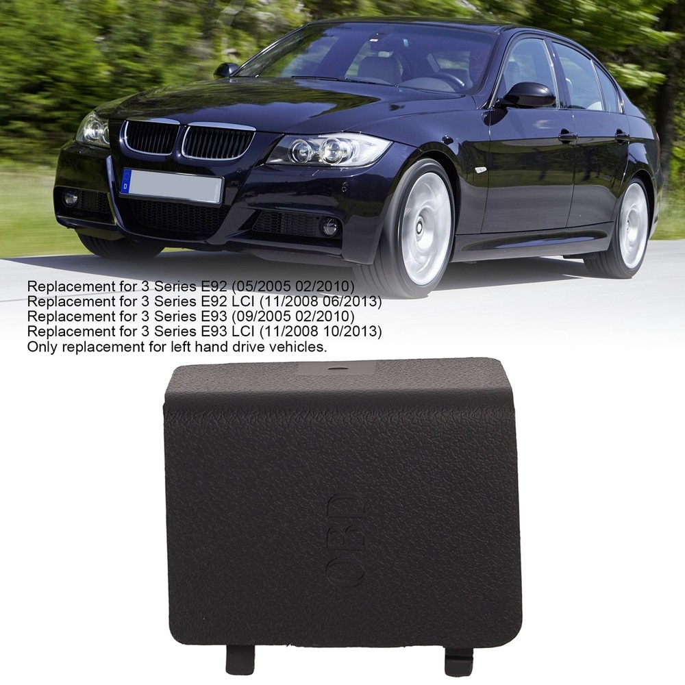 Car Diagnostic Plug Cover Durable ABS Plastic OBD Trim Panel For 3 Series E GHIR