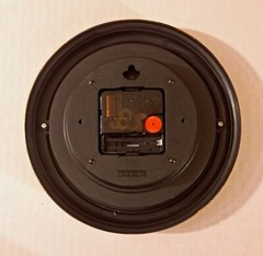 Old Antique Style Zenith Black Dial Wall Clock – Vintage Wood Tube Radio Style!