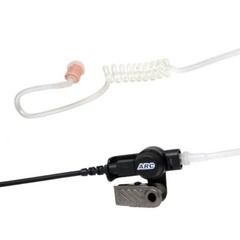 ARC T20 3.5mm Surveillance Listen Only Earpiece 14″ Cable Right Angle Plug