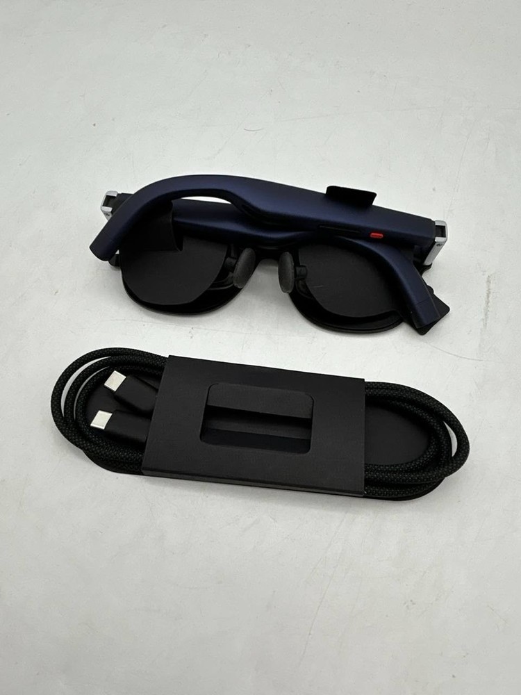 XREAL 1S AR Glasses w/ X1 Chip, 120Hz Display w/Sound by Bose – Cobalt Blue
