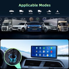 10.26″ Car Stereo Radio Portable Wireless Apple CarPlay Android Auto TouchScreen