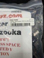 Radiowavz 10DBZ 10M Double Bazooka Mono Band Antenna, 1500W SSB 200W CW, 17ft