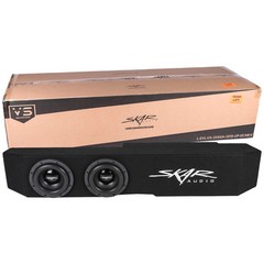 NEW DUAL 8″ 1200W MAX LOADED SUB BOX FITS 2019-2024 CHEVY SILVERADO DOUBLE CAB
