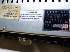 Lafayette LR-100 Stereo Receiver Vintage Japan 1970 *SEE VIDEO* Awesome Shape