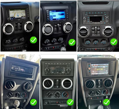 For Jeep Wrangler 2007-2017 Android 15 Car Radio Stereo Touch Screen Carplay GPS