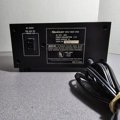 Vintage QUASAR Audio/Video AVS Clock Timer VT100 Silver JAPAN Analog Stereo VCR