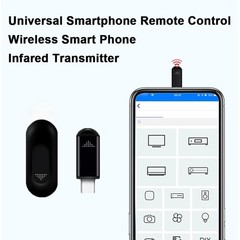 Portable OTG Smart Phone IR Infrared Remote Control Adapter For Android iOS APP✔