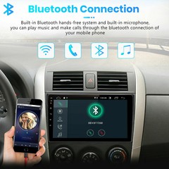 Android 15 MP5 Player Quad-core Stereo Radio 9” For Toyota Corolla 2006-2013