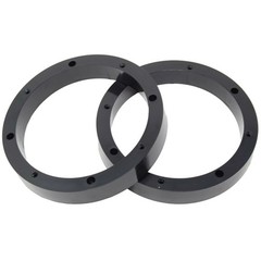 2× 6.5″ Plastic Speaker Spacer Rings Bracket Subwoofer Custom Mounting Adapter