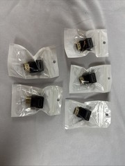 HDMI 90 Degree Right Angle 4K Adapter New In Package (5 Pack) New in Package