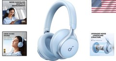 40 Hours Active Noise Cancelling Headphones – Superior Sound & Comfort Design