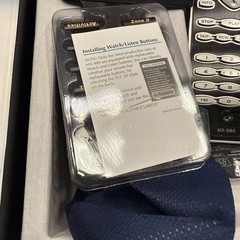 Universal Remote Control MX-980 w/Dock, Power Cord, Button Kit, Labels & Battery