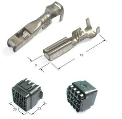 1 Set Car Part 16 Pin Way Sealed Waterproof Electrical Wire Auto Connector Plug