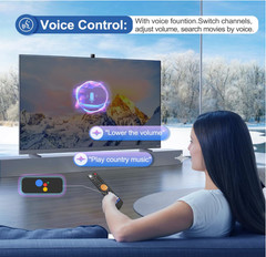 Replacement Learning Bluetooth Voice Remote Control fit for vSeeBox V3 Plus/P…