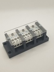 POWER DISTRIBUTION BLOCK, 115AMP AC/DC, RATED 600V, 8AWG-2AWG IN, 14AWG-4AWG OUT