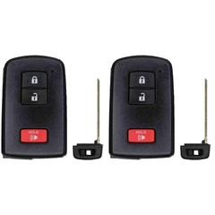 Replacement Smart Key Fob for Toyota Tacoma 2015-2021 FCC HYQ14FBA 2-Pack