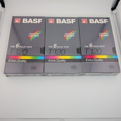 10 Pack – BASF T-120 Extra Quality VHS VCR Video Cassette SEALED