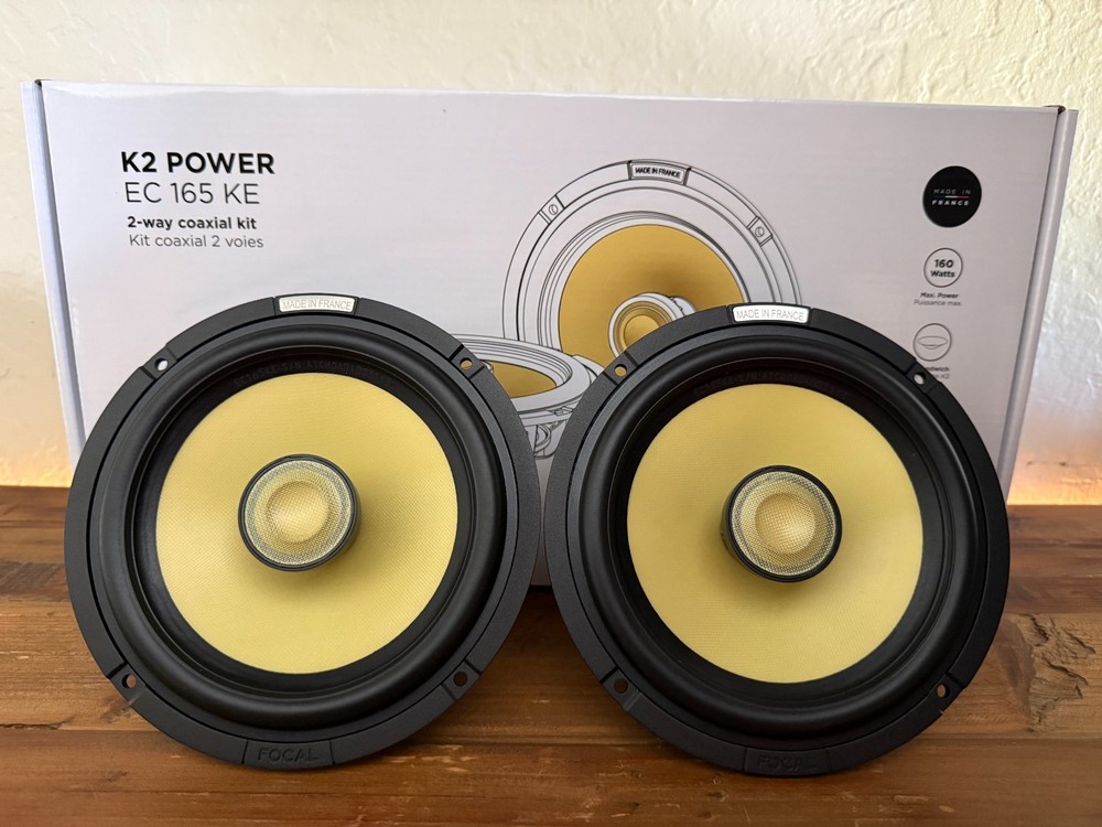 Focal EC165KE – 6.5″ (16,5 CM) 2-Way Coaxial SQ Speaker Set K2 EVO Power Series