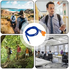 Earplug Travel Headphones Rugged Safety Plugs Listen To Audio While You Work!