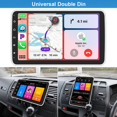 64GB Android 15.0 Rotatable 10.1″ Carplay Car Stereo Radio Player GPS Navi WIFI