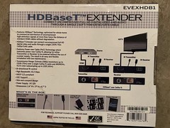 Vanco Evolution HDBaseT Balun Extender EVEXHDB1 230ft 70m Cat5e/6 cable