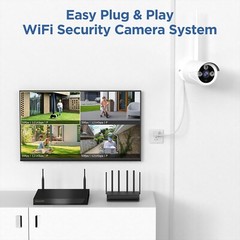 10CH 5MP NVR IP Network Security Video Recorder H.265+ Remote APP