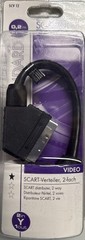 Schwaiger SCV12 531 SCART Y Splitter Video Splitter 2 Way 0.2m NEW