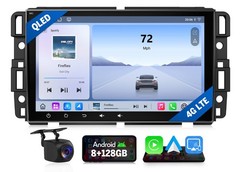 For Chevy Tahoe GMC Yukon 8″ Android Car Stereo 8+128GB Apple CarPlay GPS DSP BT
