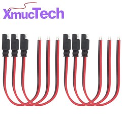 XmucTech 4pcs 1ft 14AWG SAE Connector Quick Disconnect Plug 1ft, 4 PCS