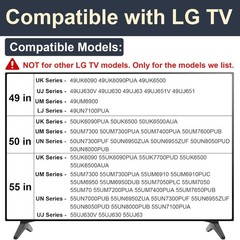 Durable ABS TV Stand Legs for LG TVs – Fits 49-55 Inch Models, Hassle-Free Setup