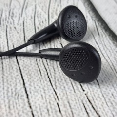 Sony Walkman MDR-E808 Stereo Headphones Earphones Black Blue