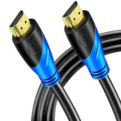 Ultra High Speed 5FT HDMI Cable 2.1 with Gold Plated Connectors, 8K/60Hz Support