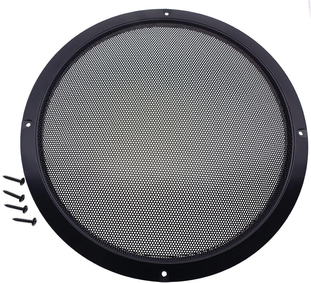 2 Pack 10 Inch Speaker Grills Cover Metal Mesh Grill Horn Guard Protector Cover