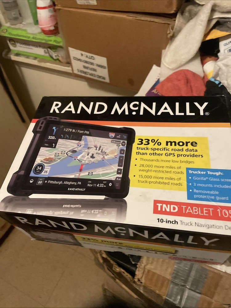 Rand McNally TND-1050 10″ Commercial Truck Gps