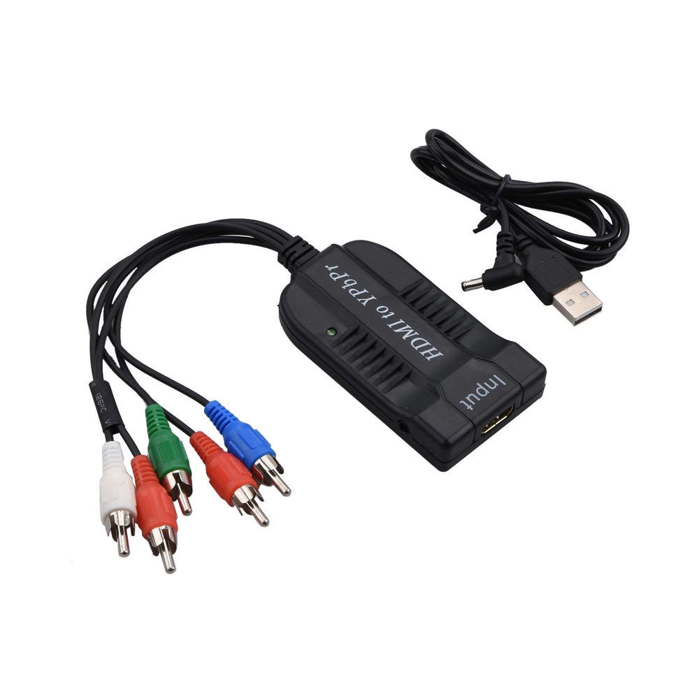 HDMI to 1080P YPBPR Component Video 5RCA RGB Adapter R/L Audio Output 720/1080P