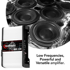 USA DEALER- Taramps BASS 1200 4 Ohms 1 Channel Amplifier 1200W RMS, Class D