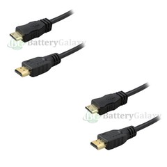 2X NEW 6FT HDMI to Mini HDMI Cable For Sony Canon Nikon HD Camera HOT!