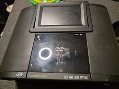 Venturer PVS1662 Portable DVD Player MP3 JPG Dolby Digital Black RCA Headphone