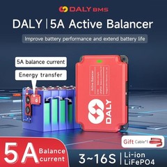 Daly BMS 3S-16S Li-ion LiFePo4 5A Active Balancer Battery Equalizer Board AEU US
