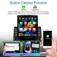 for Toyota Sienna Radio Upgrade 2004 2005 2006 4GB RAM+64GB ROM-XJG, Black