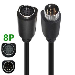 Seadream Mini Din 8 Pin Male to Female Extension Cable Mini Din 8 Core Audio/…