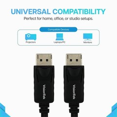 VisionTek DisplayPort to DisplayPort 2M Cable (M/M) (901211)