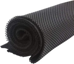 Multi-Purpose Black Speaker Mesh Cloth: 55 x 20 in for Home Use & Performance