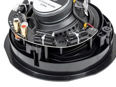 Monoprice 2-Way Carbon Fiber In-Ceiling Speakers – 6.5in (Pair) W/ Angled Driver