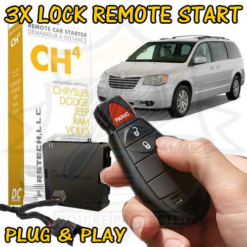 PLUG & PLAY REMOTE START ADD ON For 2008-2018 CHRYSLER TOWN & COUNTRY CH4