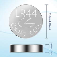 10Pcs LR44 Cell AG13 1.5V A76 L1154 357 SR44 Alkaline Battery for Holiday Lights