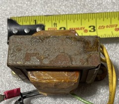 vintage transformer 20 Volts at 1.2 Amps. With Fuse